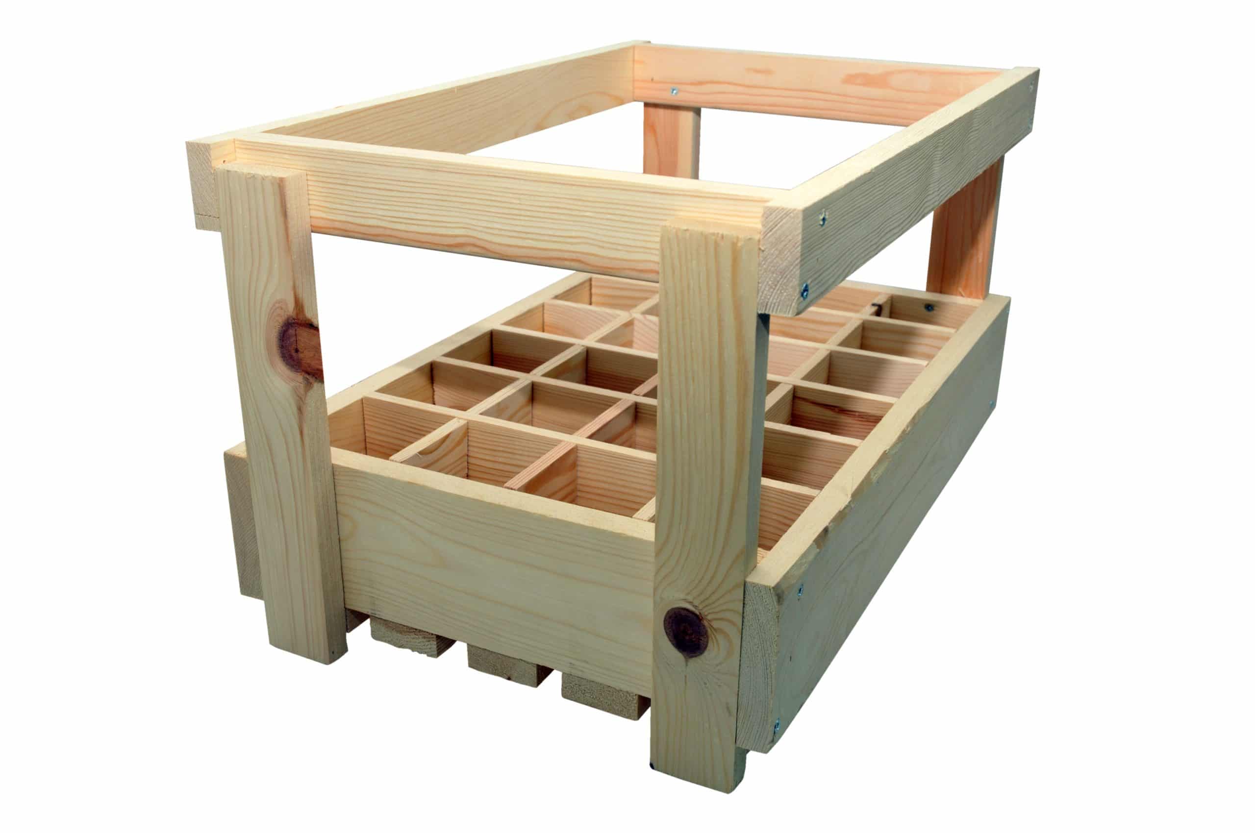 Casier En Bois Pour Bouteilles De Bi res 24x33cl Bouteilles Vichy long 
